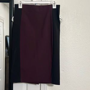 Medium knee length skirt